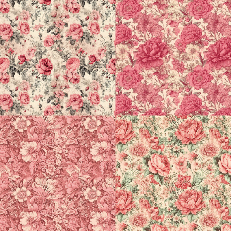 24sheets Single Sided Scrapbook Paper Pad DIY Crafts