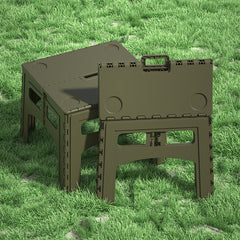Portable Camping Table - Waterproof Plastic Tabletop