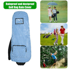 Portable Golf Bag Rain Cover Protective Foldable Club Protector Waterproof