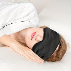 Breathable Double Sided Sleep Eye Mask Soft Blackout Comfy Blindfold