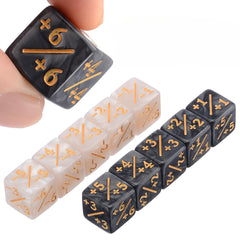 6 Sided Counters Dice Toy for MTG Game