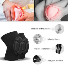Thicken Sponge Knee Pads Basketball Brace Non-slip Fitness Gear