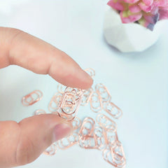 50pcs Star Paper Clip Metal Clip for School Office Occasion
