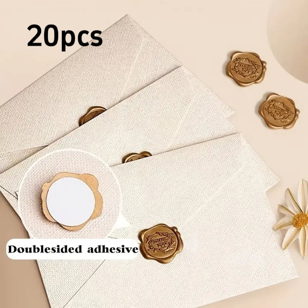 16 Pcs Vintage Stationery Paper Set with Envelopes and Stickers