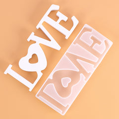 Love Letter Resin Casting Mold Silicone Cake Jewelry Making Epoxy Mold Craft DIY