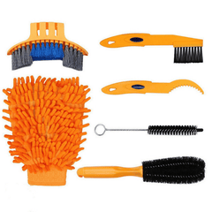 Bike Chain Cleaner Portable Cleaning Kit Bicycle Scrubber Brushes Set