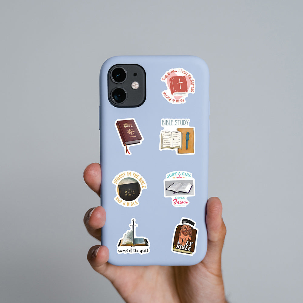 Bible Book Love Doodle Aesthetics Sticker Pack