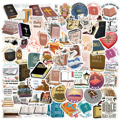 Bible Book Love Doodle Aesthetics Sticker Pack