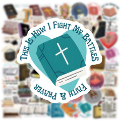 Bible Book Love Doodle Aesthetics Sticker Pack
