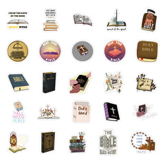 Bible Book Love Doodle Aesthetics Sticker Pack