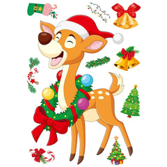 Christmas Window Stickers Wall Stickers Self Adhesive Family Decor
