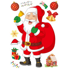 Christmas Window Stickers Wall Stickers Self Adhesive Family Decor