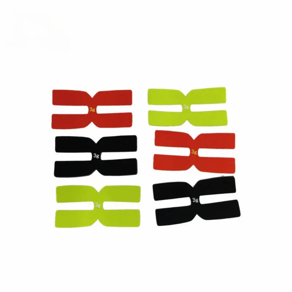 4pcs Rubber H Tennis Racket Weight Strip Tennis Accessories