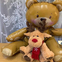 Christmas Elk Reindeer Plush Toy Girl Heart Deer Cloth Doll Gift