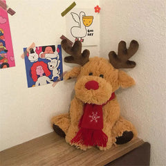 Christmas Elk Reindeer Plush Toy Girl Heart Deer Cloth Doll Gift