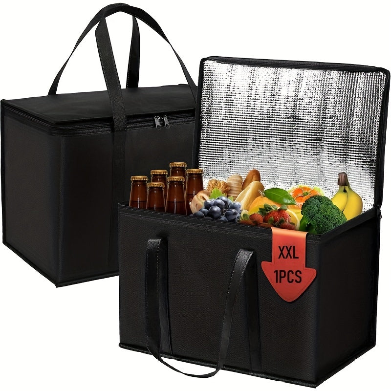1pc Portable Insulated Bag Large Capacity Grocery Bags
