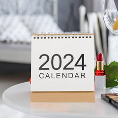 Year Planner Wire Bound Calendar Academic Desktop Calendar Mini Calendar