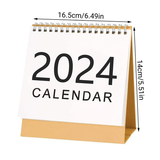 Year Planner Wire Bound Calendar Academic Desktop Calendar Mini Calendar