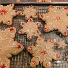 10pcs Snowflake Shape Cookie Biscuit Cutter Set