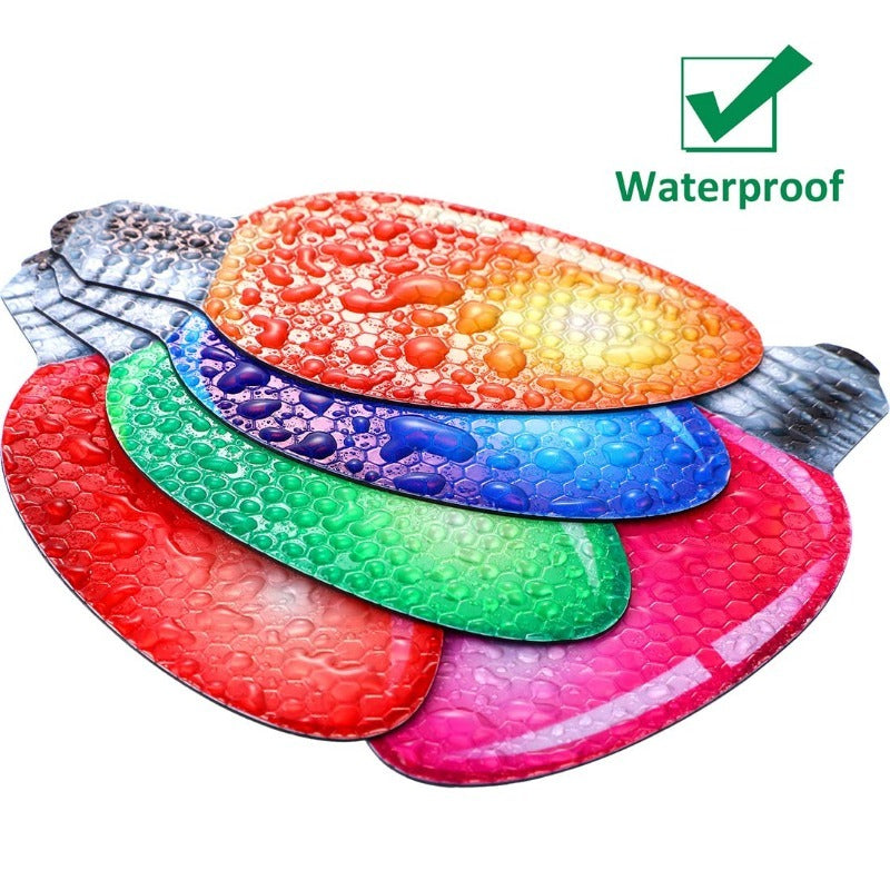 12pcs Reflective Boat Stickers Christmas Bulb Sticker Holiday Winter Party Car