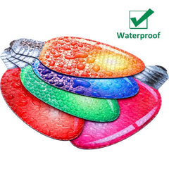 12pcs Reflective Boat Stickers Christmas Bulb Sticker Holiday Winter Party Car