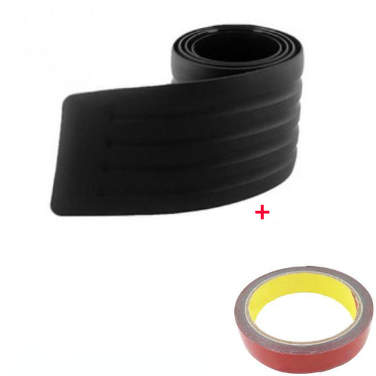 Car Sill Protection Strip Rear Bumper Sticker Rubber Trunk Door Cover