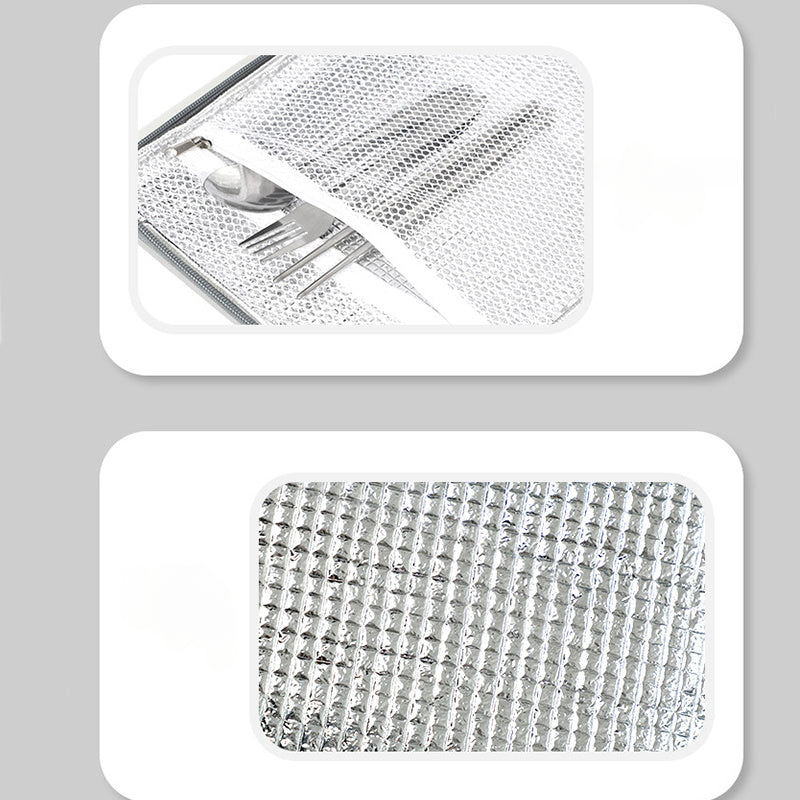 Portable Lunch Bag Aluminum Foil Insulation Bento Bag