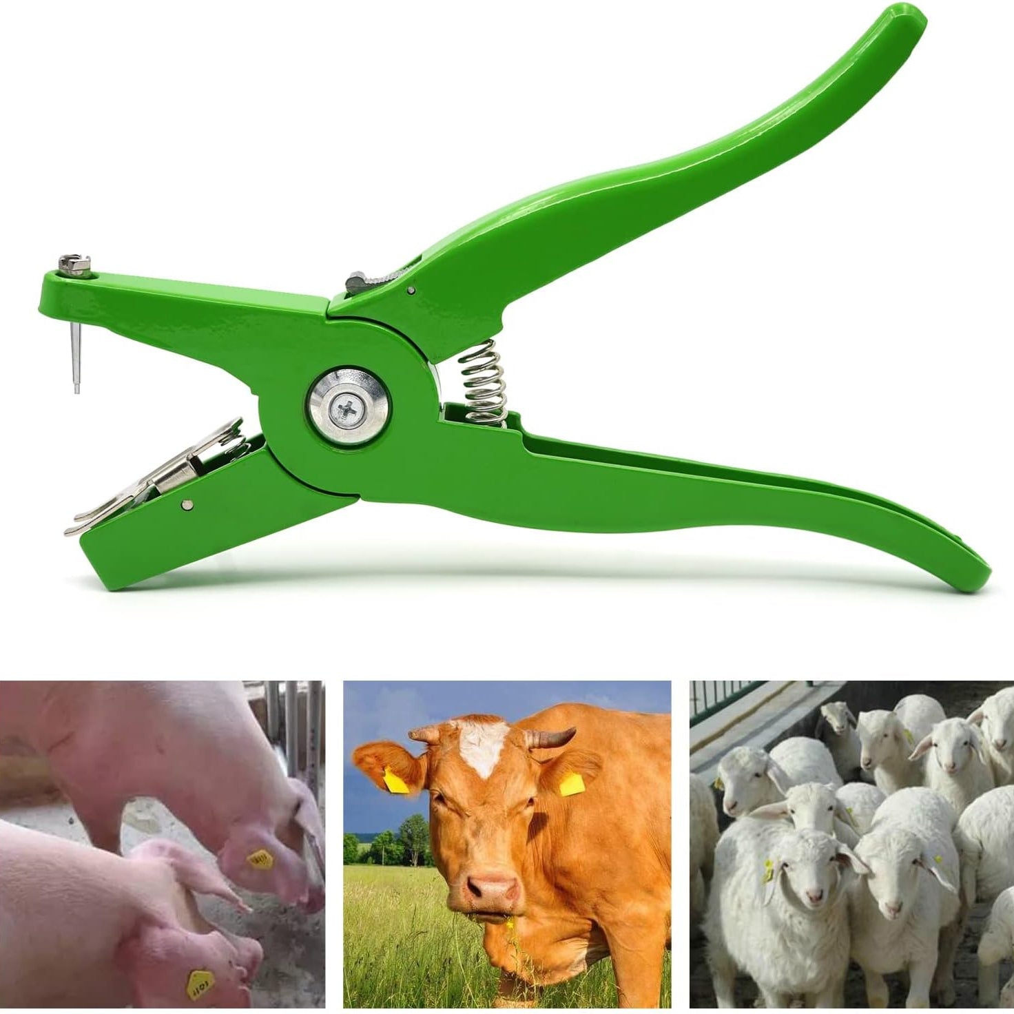 Livestock Ear Tag Pliers Universal Applicator for Cattle Pig Goat Sheep Lamb