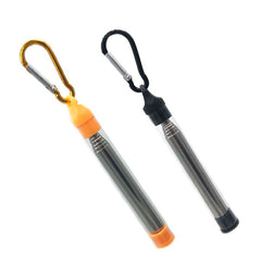 1pc Stainless Steel Fire Blow Pipe Retractable Fire Tube