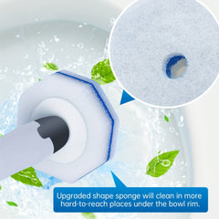 10pcs Disposable Toilet Cleaning Wand Refills Compatible With Most Wands