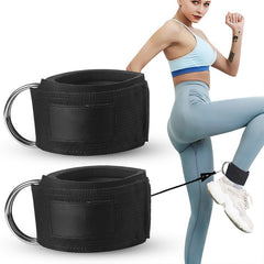 Ankle Straps for Cable Machine D Ring Ankle Cuffs Gym Fitness Exercise