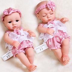 Realistic Reborn Doll Silicone Vinyl 3D Skin Art Lifelike Newborn Doll