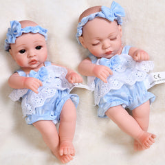 Realistic Reborn Doll Silicone Vinyl 3D Skin Art Lifelike Newborn Doll