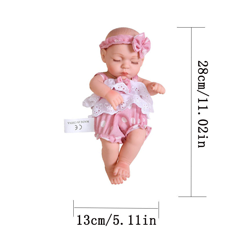 Realistic Reborn Doll Silicone Vinyl 3D Skin Art Lifelike Newborn Doll