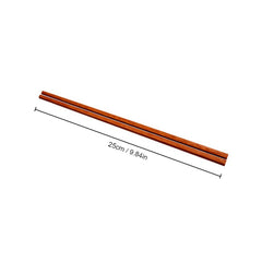 20 Pairs Natural Bamboo Chopsticks Paint Wax Household
