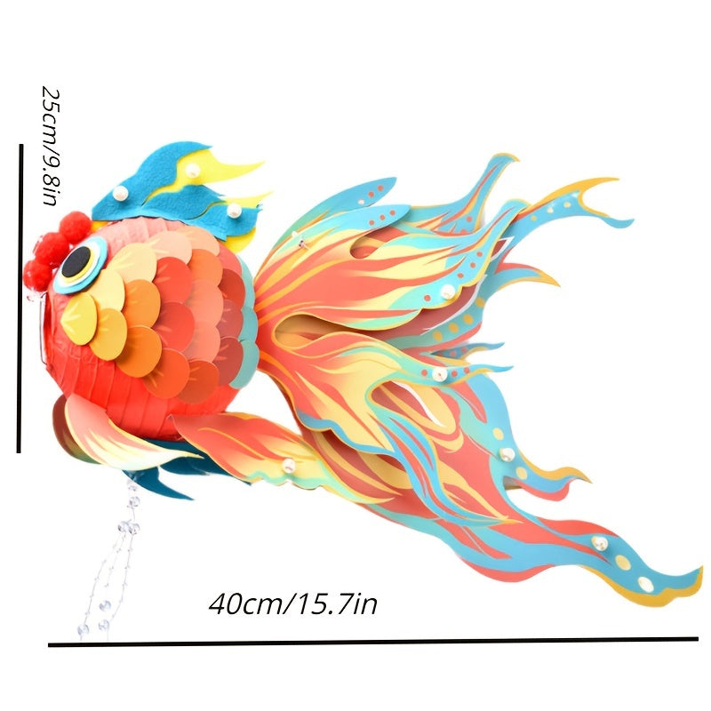 DIY Lucky Carp Lantern Year Gift Children's Toys