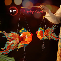 DIY Lucky Carp Lantern Year Gift Children's Toys