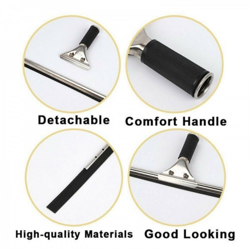Professional Stainless Steel Window Squeegee with Blade
