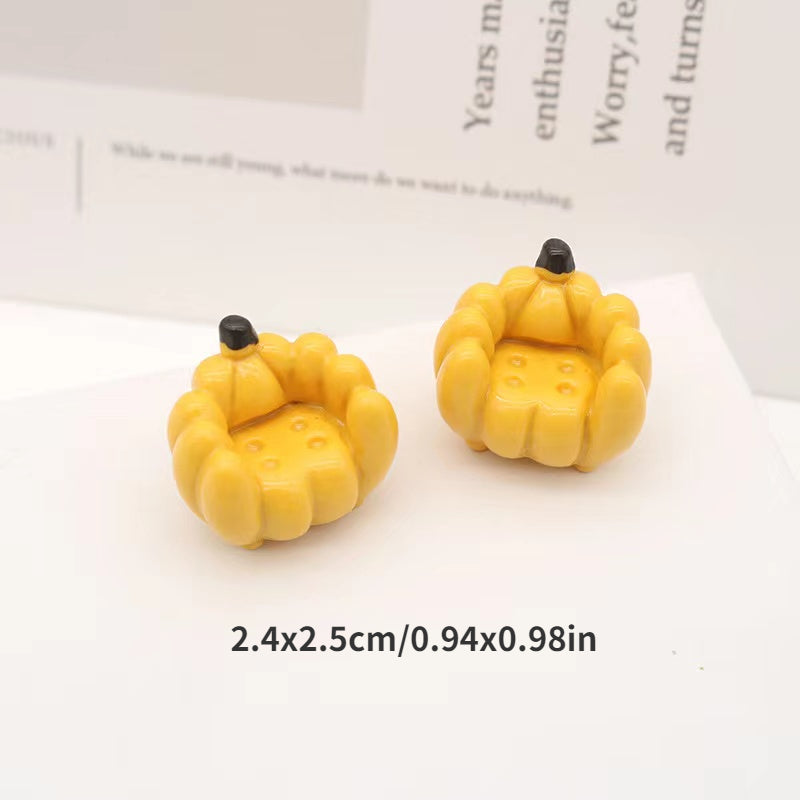 1:12 Dollhouse Sofa Resin Furniture Micro Landscape Fruit Sofa