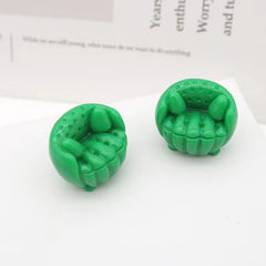 1:12 Dollhouse Sofa Resin Furniture Micro Landscape Fruit Sofa
