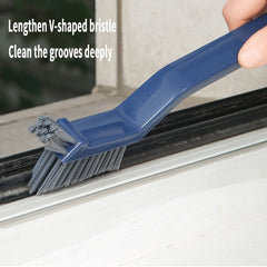 V-shaped Crevice Brush Long Handle Cleaning Floor Seam Brush
