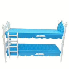 Doll Double Bed Doll Accessories Cartoon Doll House Accessories