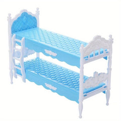 Doll Double Bed Doll Accessories Cartoon Doll House Accessories