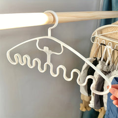 Wave Shaped Clothes Hanger for Underwear Bra Pajama Scarf Handbag