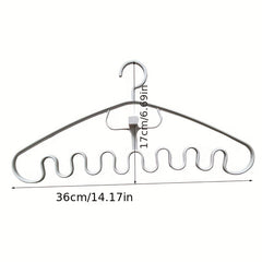 Wave Shaped Clothes Hanger for Underwear Bra Pajama Scarf Handbag