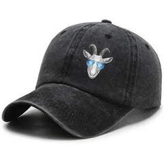 Halloween Goat Head Baseball Hat for Men and Women