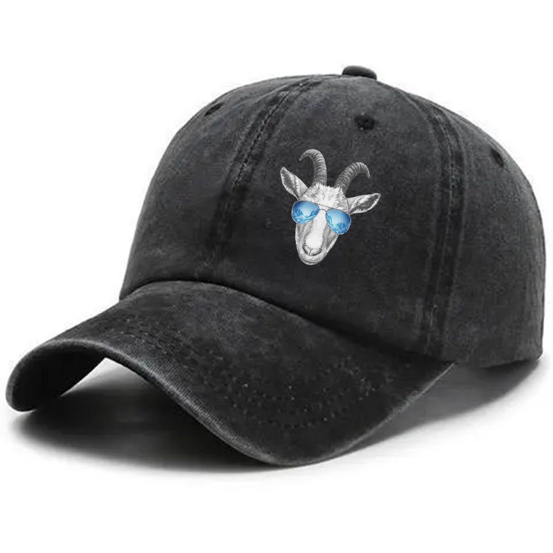 Halloween Goat Head Baseball Hat for Men and Women