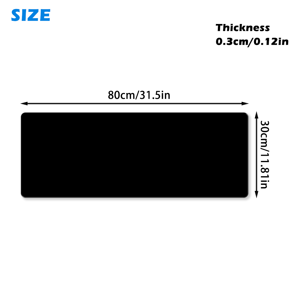 Large Gaming Competitive Mouse Pad With Precision Stitched Edges