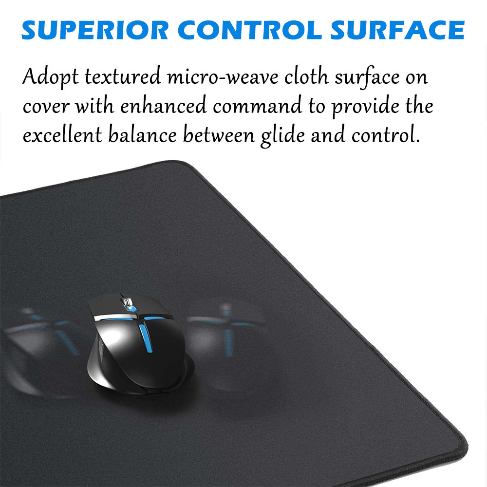 Large Gaming Competitive Mouse Pad With Precision Stitched Edges