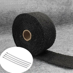 5M Fiberglass Heat Shield Motorcycle Exhaust Wrap Tape Kit